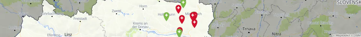Map view for Pharmacies emergency services nearby Ernstbrunn (Korneuburg, Niederösterreich)